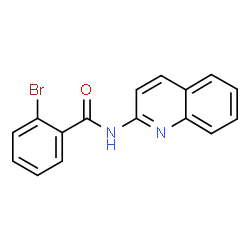 ChemSpider 2D Image | 2-Bromo-N-(2-quinolinyl)benzamide | C16H11BrN2O