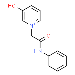 ChemSpider 2D Image | 1-(2-Anilino-2-oxoethyl)-3-hydroxypyridinium | C13H13N2O2