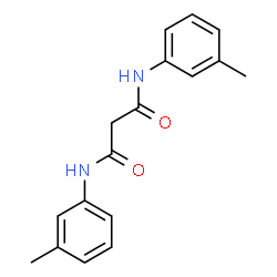 ChemSpider 2D Image | N,N'-Bis(3-methylphenyl)malonamide | C17H18N2O2