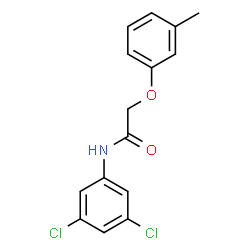 ChemSpider 2D Image | N-(3,5-Dichlorophenyl)-2-(3-methylphenoxy)acetamide | C15H13Cl2NO2