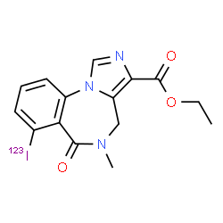 ChemSpider 2D Image | Iomazenil (123I) | C15H14123IN3O3