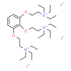 ChemSpider 2D Image | Gallamine triethiodide | C30H60I3N3O3