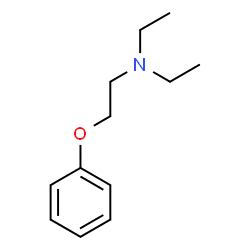 ChemSpider 2D Image | N,N-Diethyl-2-phenoxyethanamine | C12H19NO