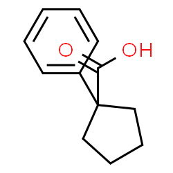 ChemSpider 2D Image | 1-Phenylcyclopentanecarboxylic acid | C12H14O2