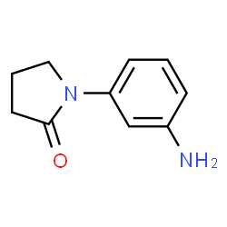 ChemSpider 2D Image | 1-(3-Aminophenyl)-2-pyrrolidinone | C10H12N2O