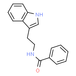 ChemSpider 2D Image | N-(2-(1H-Indol-3-yl)ethyl)benzamide | C17H16N2O