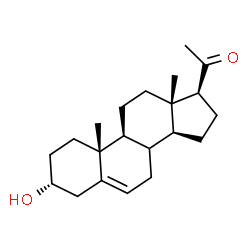 ChemSpider 2D Image | (3alpha,8xi)-3-Hydroxypregn-5-en-20-one | C21H32O2