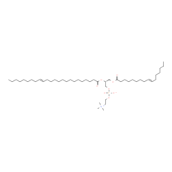 ChemSpider 2D Image | (2R)-3-[(9E)-9-Hexadecenoyloxy]-2-[(15E)-15-tetracosenoyloxy]propyl 2-(trimethylammonio)ethyl phosphate | C48H92NO8P