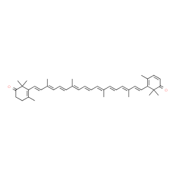 ChemSpider 2D Image | 3',4'-Didehydro-beta,beta-carotene-2,2'-dione | C40H50O2