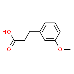 ChemSpider 2D Image | 3-Methoxyhydrocinnamic acid | C10H12O3