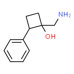 ChemSpider 2D Image | 1-(Aminomethyl)-2-phenylcyclobutanol | C11H15NO