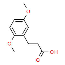ChemSpider 2D Image | 3-(2,5-Dimethoxyphenyl)propanoic acid | C11H14O4
