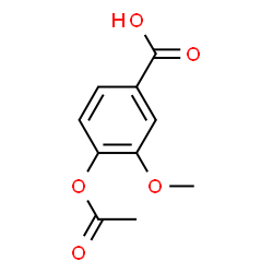 ChemSpider 2D Image | O-Acetylvanillic acid | C10H10O5