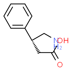 ChemSpider 2D Image | (R)-4-amino-3-phenylbutyric acid | C10H13NO2