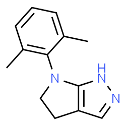 ChemSpider 2D Image | 6-(2,6-dimethylphenyl)-2H,4H,5H-pyrrolo[2,3-c]pyrazole | C13H15N3