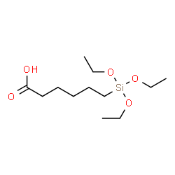 ChemSpider 2D Image | 6-(Triethoxysilyl)hexanoic acid | C12H26O5Si