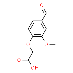 ChemSpider 2D Image | 4-formyl-2-methoxyphenoxyacetic acid | C10H10O5