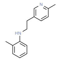 ChemSpider 2D Image | [2-(6-Methyl-pyridin-3-yl)-ethyl]-o-tolyl-amine | C15H18N2