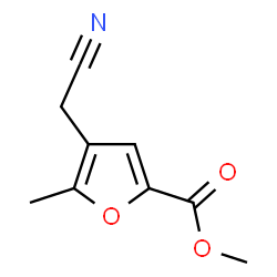 ChemSpider 2D Image | Methyl 4-(cyanomethyl)-5-methyl-2-furoate | C9H9NO3