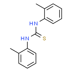 ChemSpider 2D Image | 1,3-Bis(o-tolyl)thiourea | C15H16N2S