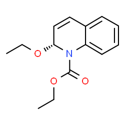 ChemSpider 2D Image | Ethyl (2R)-2-ethoxy-1(2H)-quinolinecarboxylate | C14H17NO3