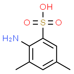 ChemSpider 2D Image | 2-amino-3,5-xylenesulphonic acid | C8H11NO3S