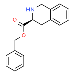 ChemSpider 2D Image | Benzyl-(3S)-1,2,3,4-tetrahydroisochinolin-3-carboxylat | C17H17NO2