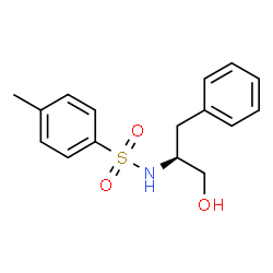ChemSpider 2D Image | N-[(2S)-1-Hydroxy-3-phenyl-2-propanyl]-4-methylbenzenesulfonamide | C16H19NO3S
