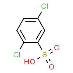 ChemSpider 2D Image | 2,5-DICHLOROBENZENESULFONIC ACID | C6H4Cl2O3S