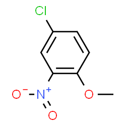 ChemSpider 2D Image | 4-Chloro-2-nitroanisole | C7H6ClNO3