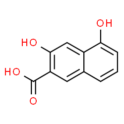 ChemSpider 2D Image | 2,8-Dihydroxy-3-Naphthoic Acid | C11H8O4