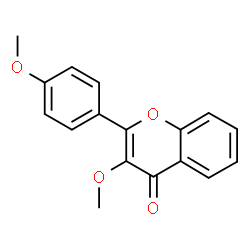 ChemSpider 2D Image | 3-Methoxy-2-(4-methoxyphenyl)-4H-chromen-4-one | C17H14O4