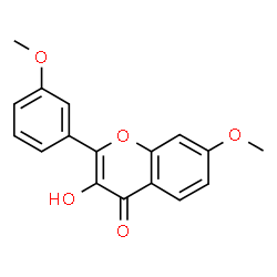 ChemSpider 2D Image | 3',7-Dimethoxy-3-hydroxyflavone | C17H14O5