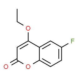 ChemSpider 2D Image | 4-Ethoxy-6-fluorocoumarin | C11H9FO3