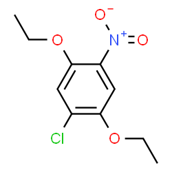 ChemSpider 2D Image | 2,5-Diethoxy-4-Chloronitrobenzene | C10H12ClNO4