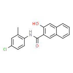 ChemSpider 2D Image | 4'-Chloro-3-Hydroxy-2'-Methyl-2-Naphthanilide | C18H14ClNO2