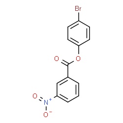 ChemSpider 2D Image | 4-Bromophenyl 3-nitrobenzoate | C13H8BrNO4