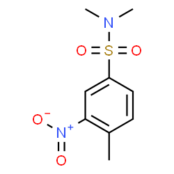 ChemSpider 2D Image | N,N,4-Trimethyl-3-nitrobenzenesulfonamide | C9H12N2O4S