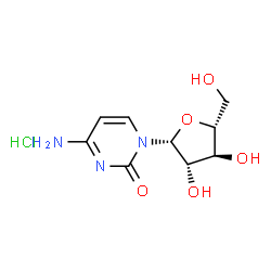 ChemSpider 2D Image | Cytarabine hydrochloride | C9H14ClN3O5