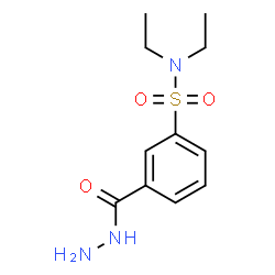 ChemSpider 2D Image | N,N-Diethyl-3-hydrazinocarbonyl-benzenesulfonamide | C11H17N3O3S