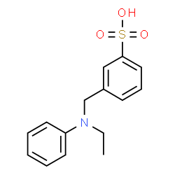 ChemSpider 2D Image | α-N-ethylanilinotoluene-3-sulphonic acid | C15H17NO3S