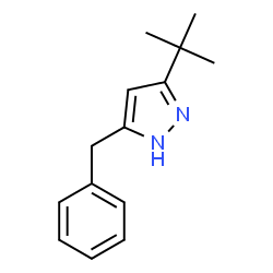 ChemSpider 2D Image | 3-benzyl-5-tert-butyl-1H-pyrazole | C14H18N2