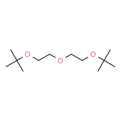 ChemSpider 2D Image | 2-[2-(2-tert-butoxyethoxy)ethoxy]-2-methylpropane | C12H26O3