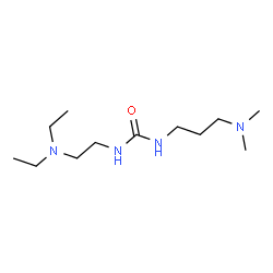 ChemSpider 2D Image | 1-[2-(Diethylamino)ethyl]-3-[3-(dimethylamino)propyl]urea | C12H28N4O