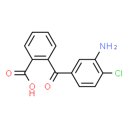ChemSpider 2D Image | 2-(3-Amino-4-chlorobenzoyl)benzoic acid | C14H10ClNO3