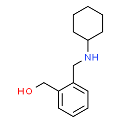 ChemSpider 2D Image | {2-[(Cyclohexylamino)methyl]phenyl}methanol | C14H21NO