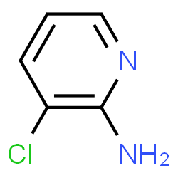ChemSpider 2D Image | 3-chloropyridin-2-amine | C5H5ClN2