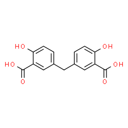 ChemSpider 2D Image | 5,5'-Methylenedisalicylic acid | C15H12O6