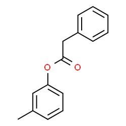 ChemSpider 2D Image | m-Cresyl phenylacetate | C15H14O2