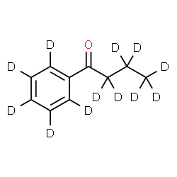 ChemSpider 2D Image | 1-(~2~H_5_)Phenyl-1-(~2~H_7_)butanone | C10D12O
